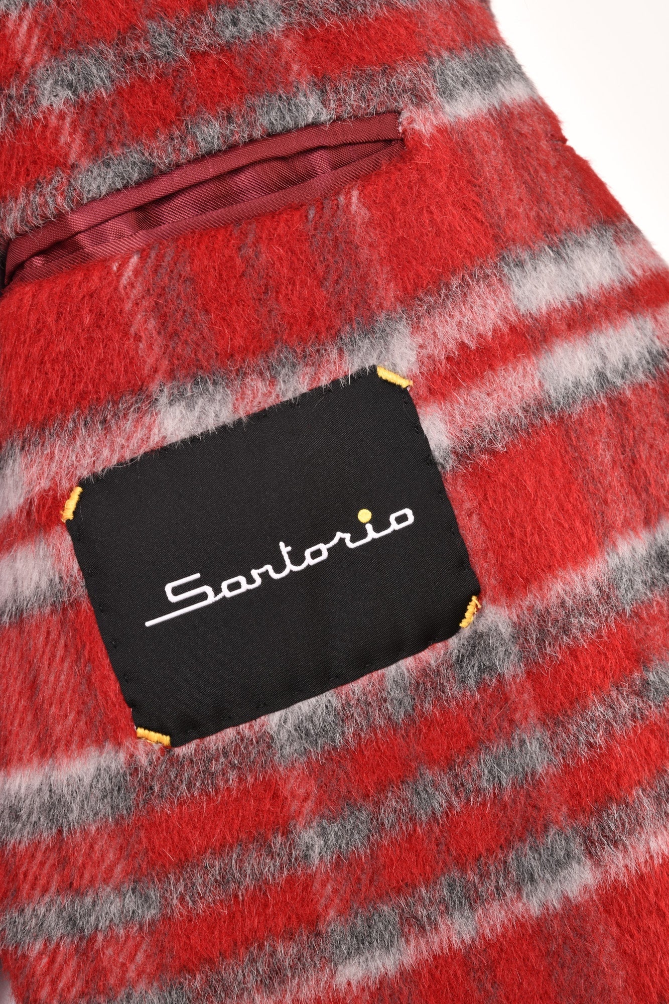 Sartorio Plaid Alpaca-Wool Sport Jacket