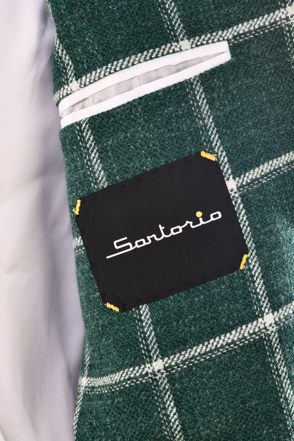 Sartorio Windowpane Virgin Wool-Silk Sport Jacket