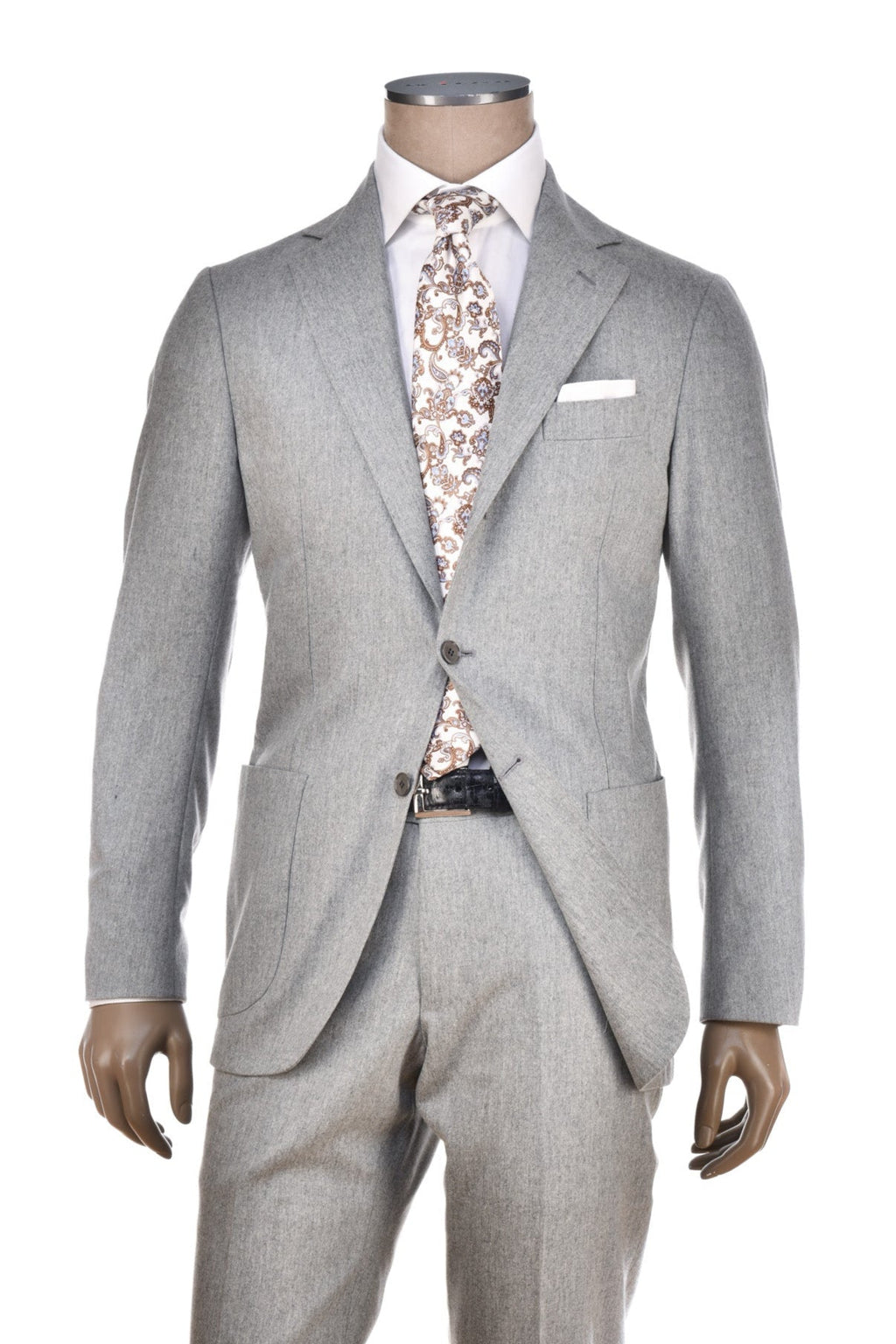 Sartorio Marled Virgin Wool-Cashmere Suit