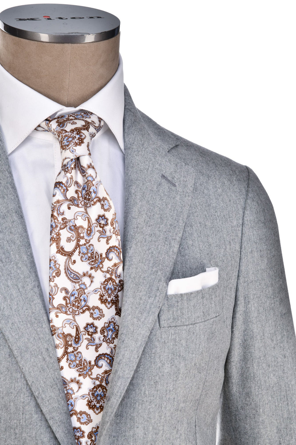 Sartorio Marled Virgin Wool-Cashmere Suit