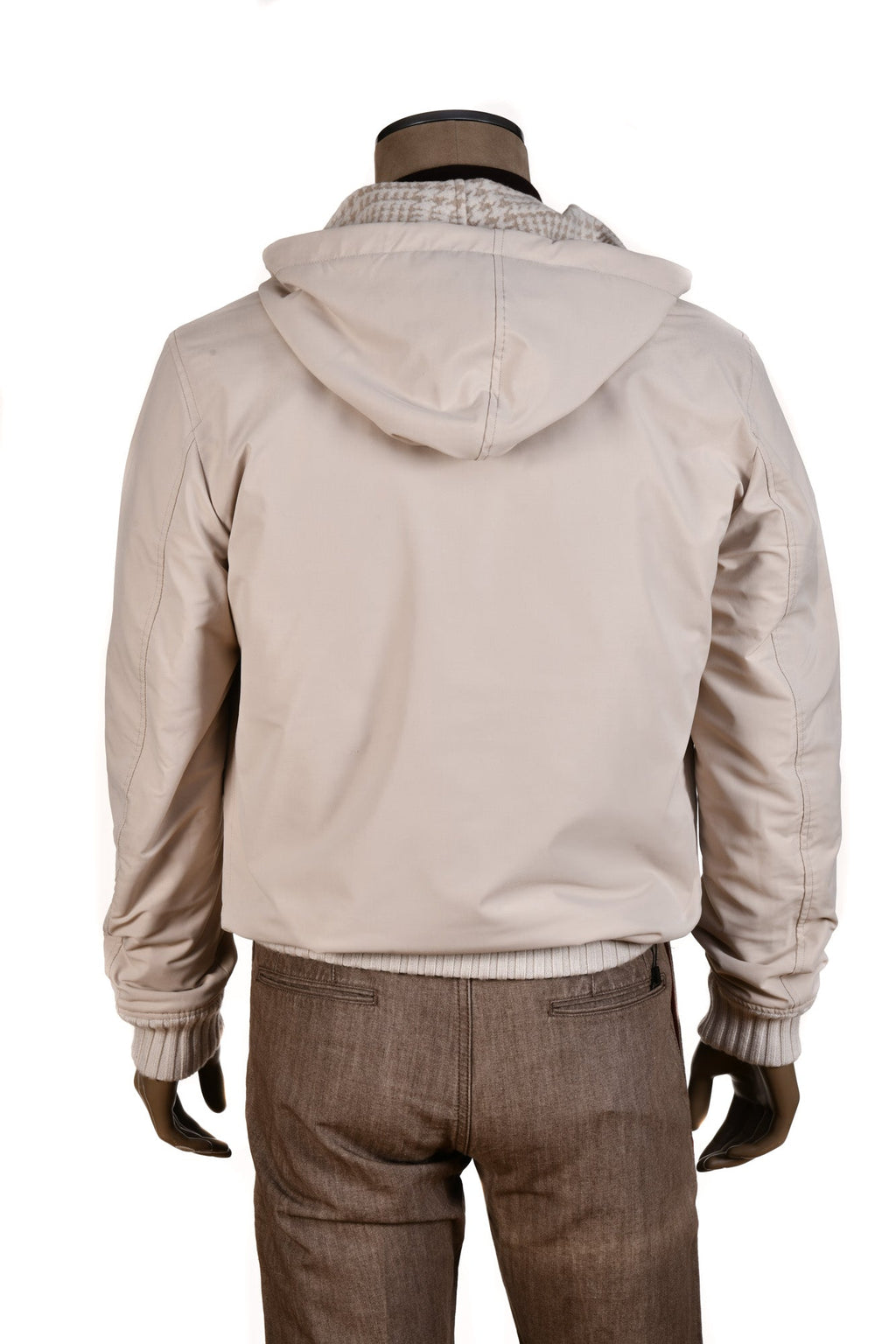 Kired by Kiton Barwa Prince of Wales Wool Reversible Jacket