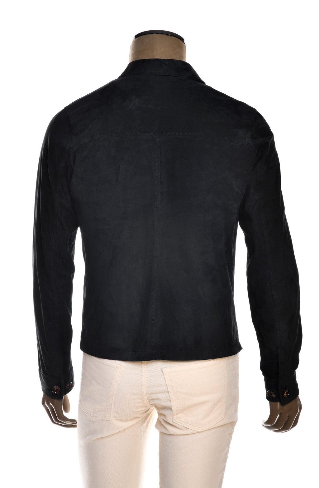Kired Juan Lambskin Suede Zip-Up Jacket