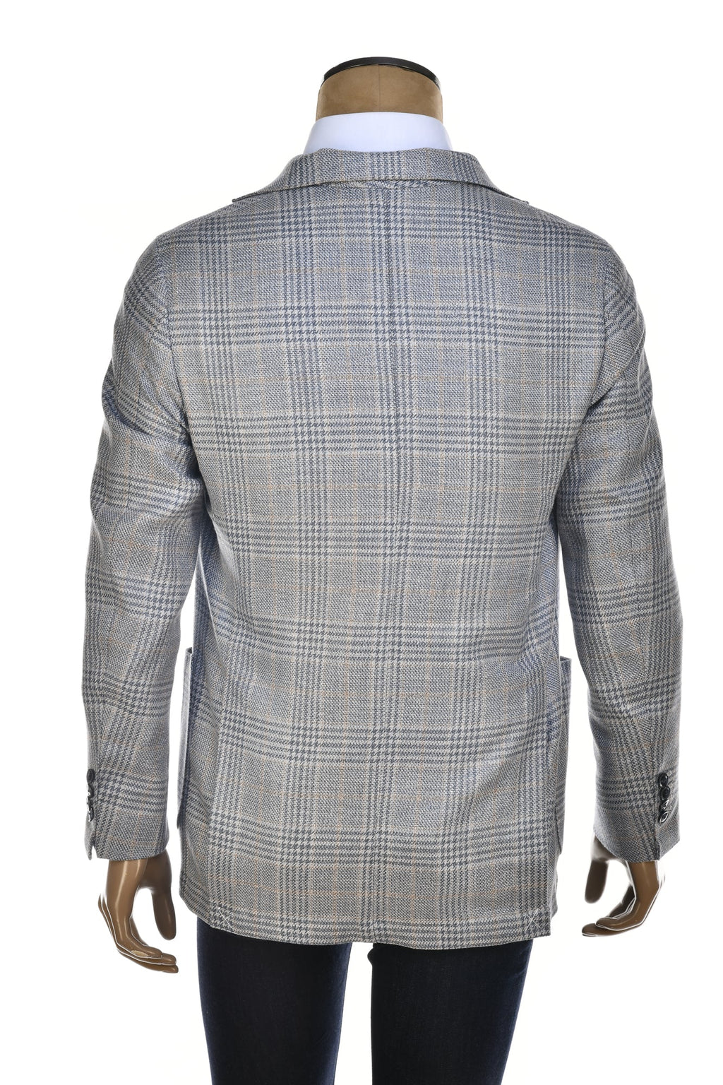 Sartorio Prince of Wales Wool-Silk Sport Jacket