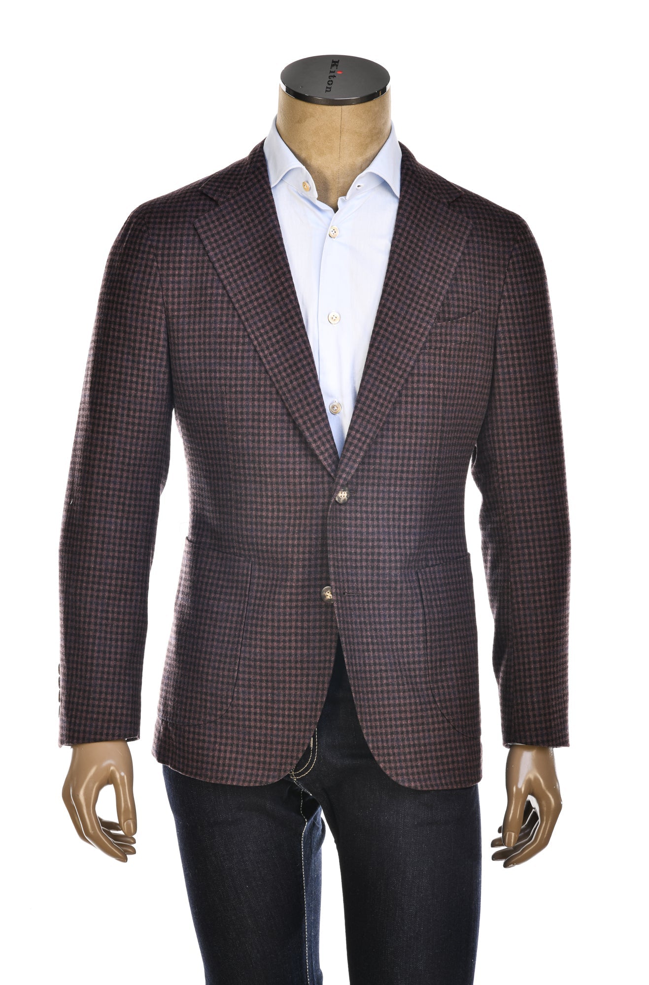 Fiore Di Napoli Checked Wool-Cashmere Sport Jacket