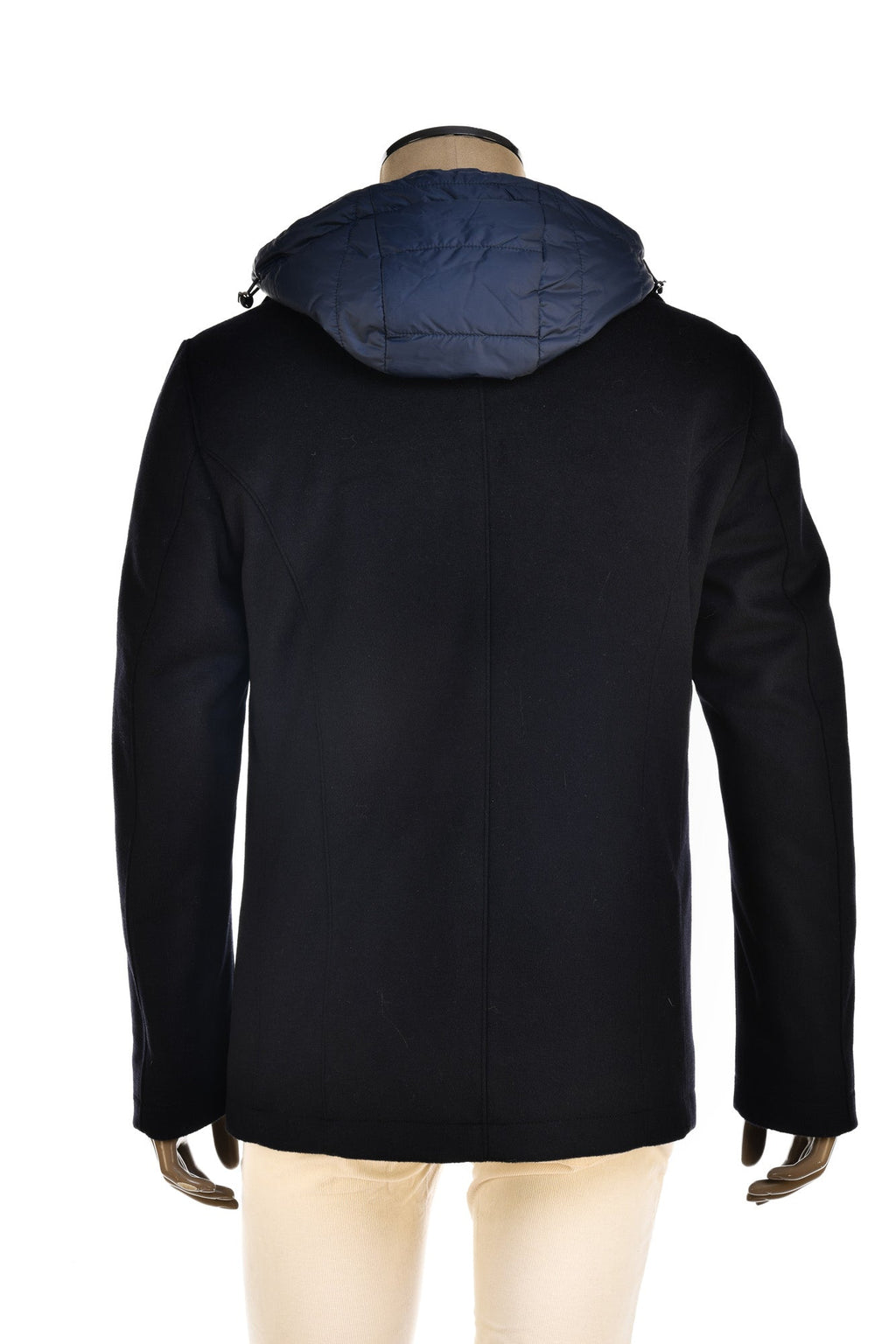 Kired Double-Breasted Overcoat w/ Detachable Lining