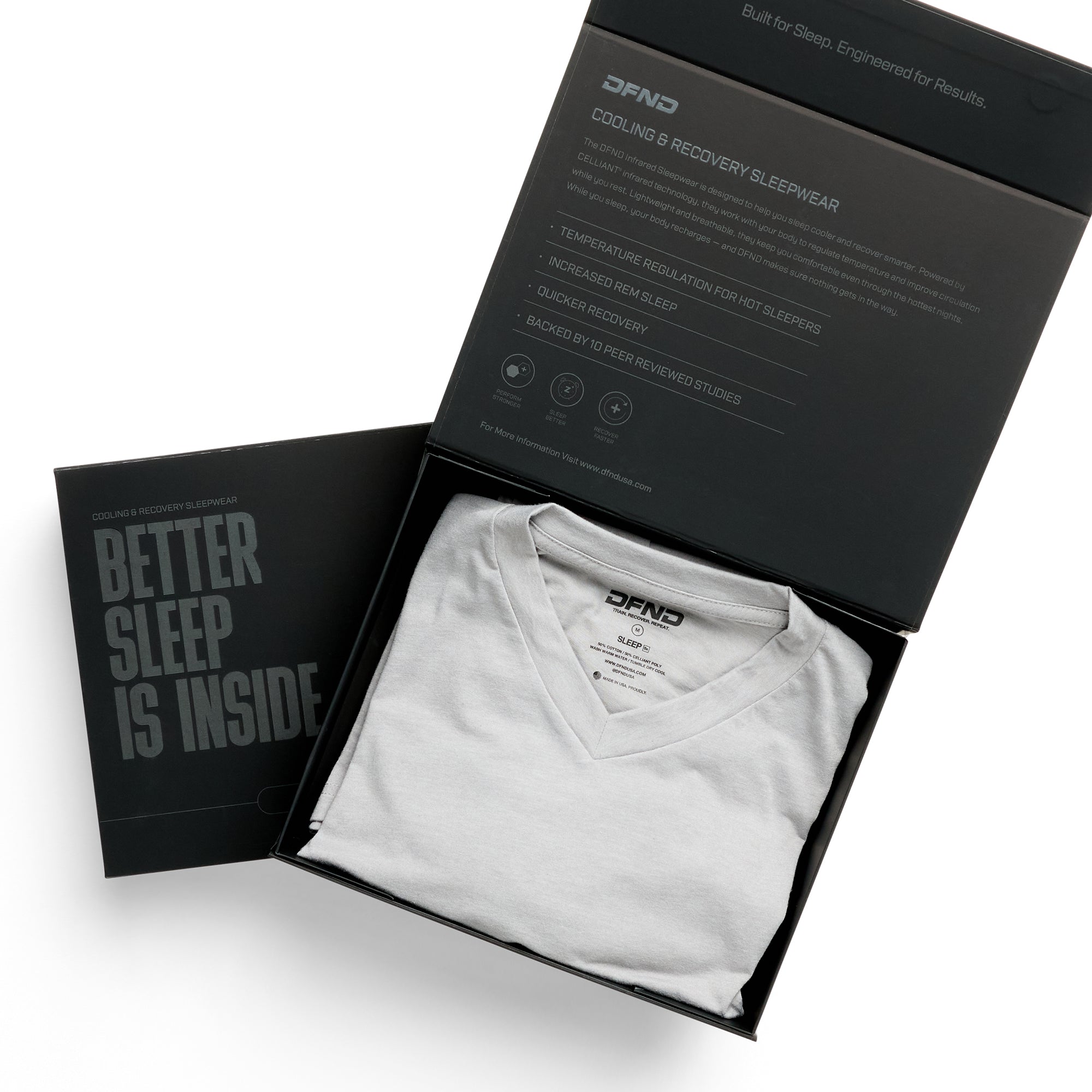 DFND COOLING RECOVERY SLEEPWEAR SS SHIRT