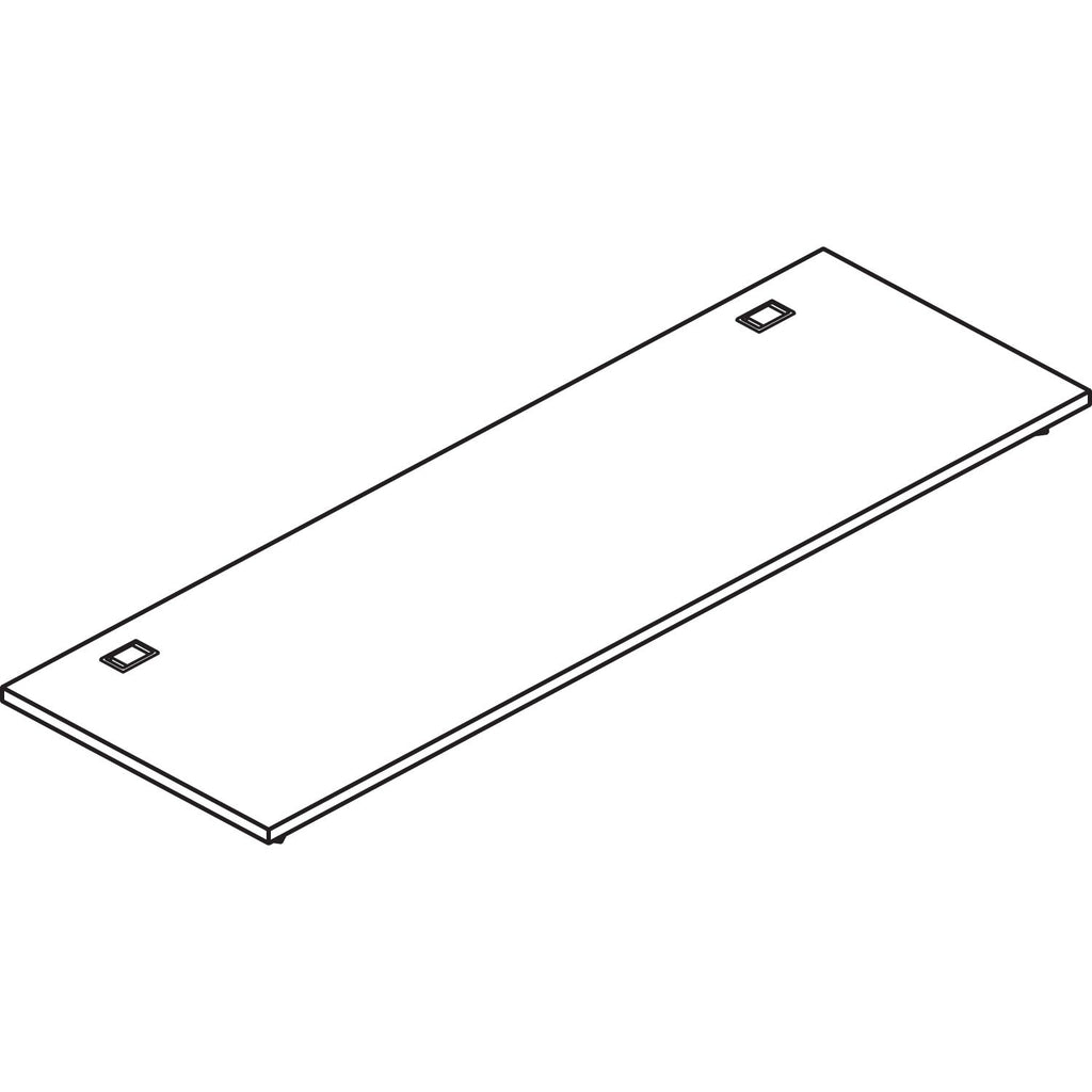 HON Manage Series Worksurface, 72" x 23.5" x 1", Chestnut