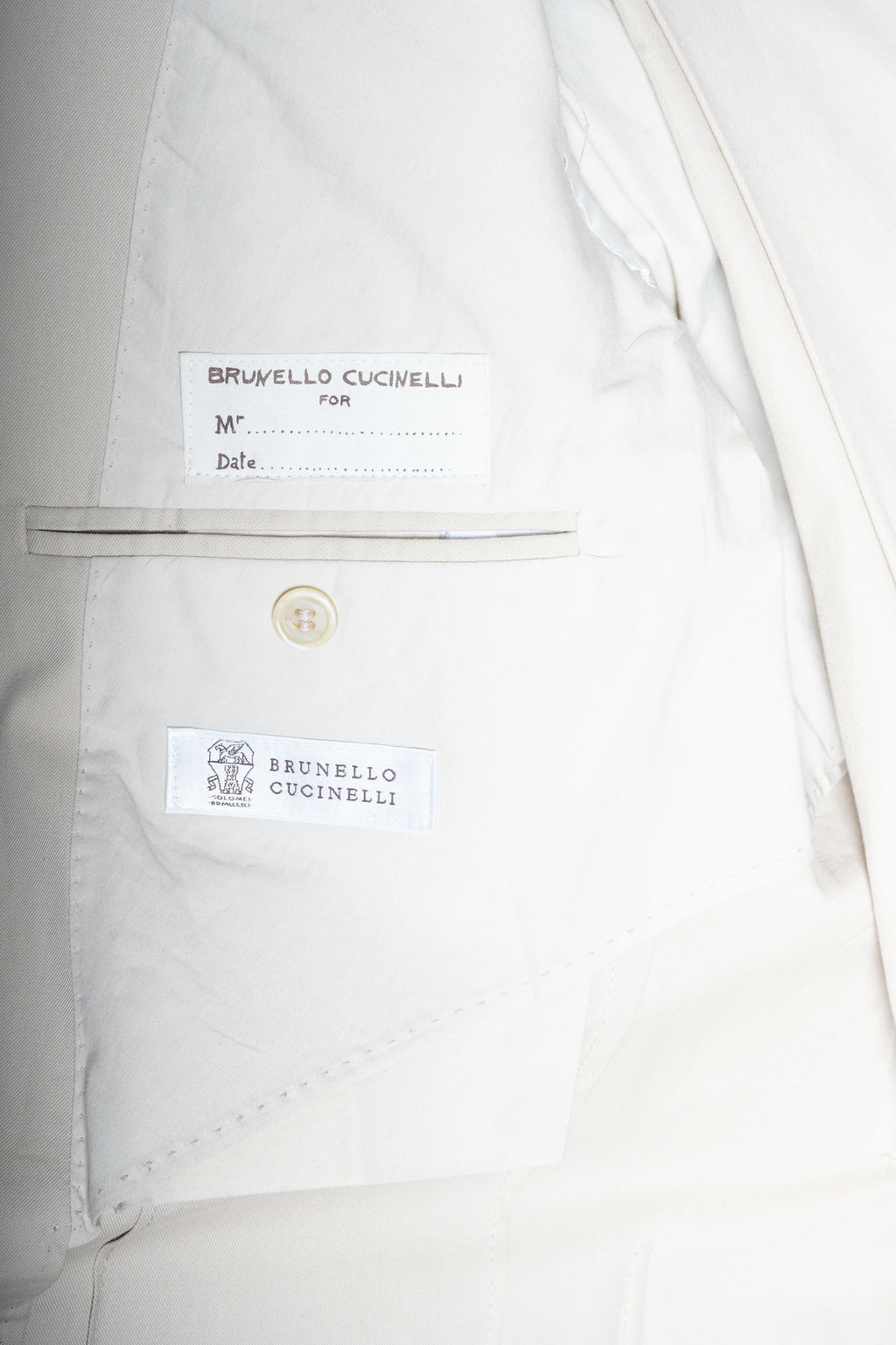 Brunello Cucinelli Cotton Suit
