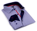 Button-Up Shirt //  - Tailored Fit - contrast  trimming - final sale