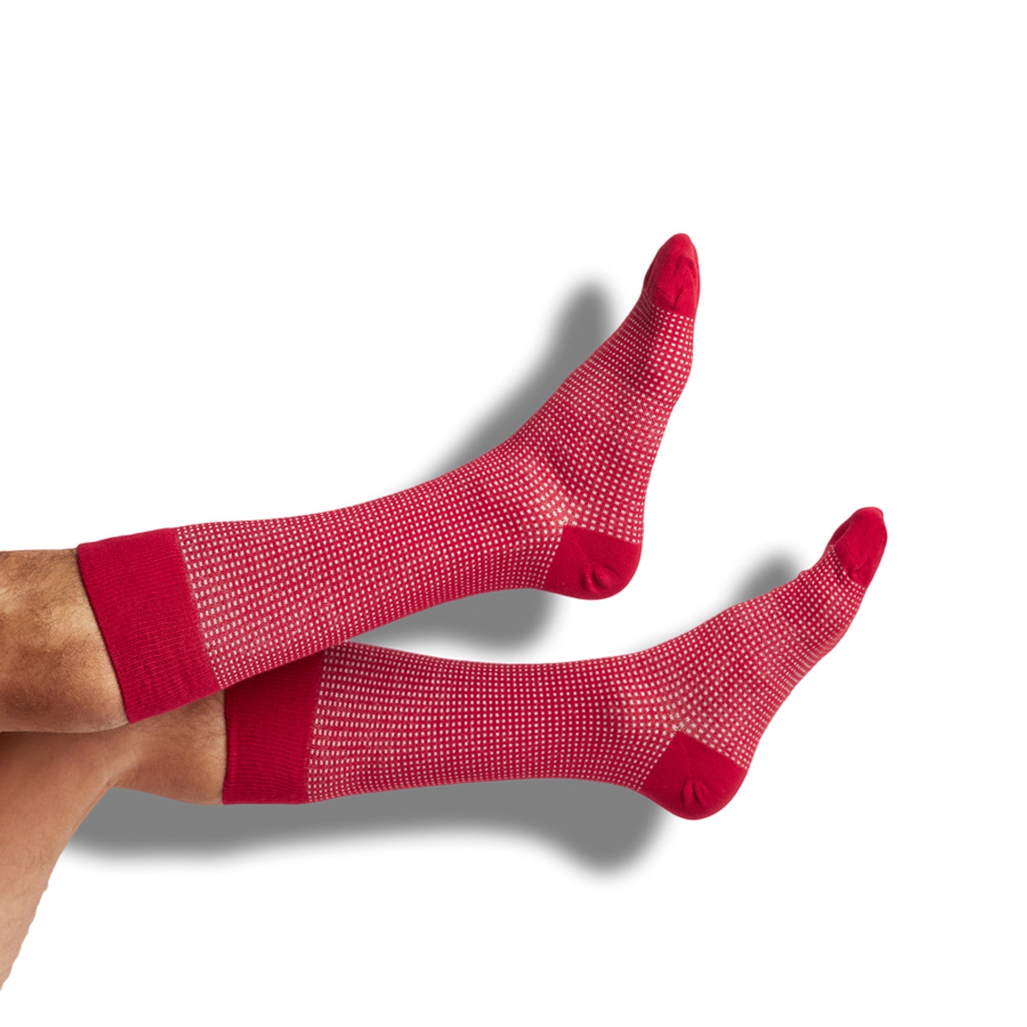 Cardinal Birdseye Dress Socks