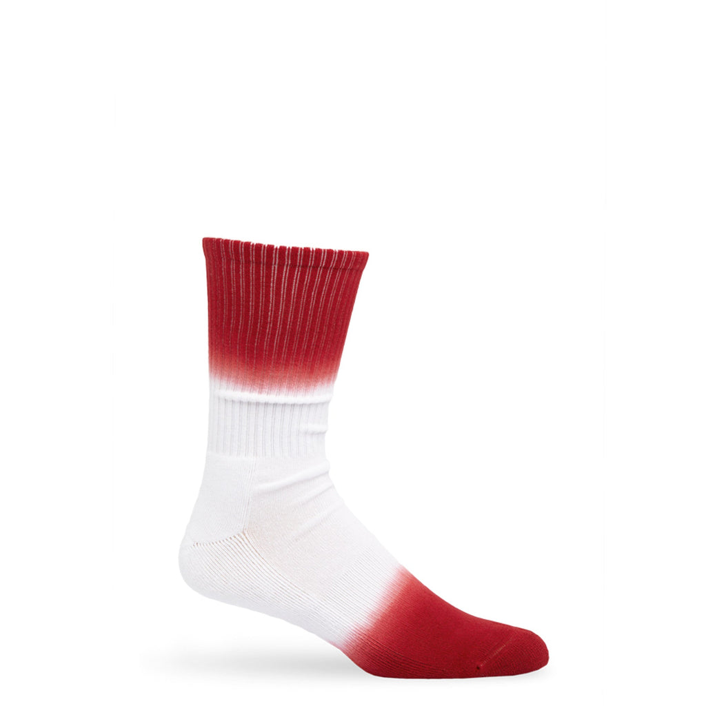 Crimson Dip Casual Crew Socks