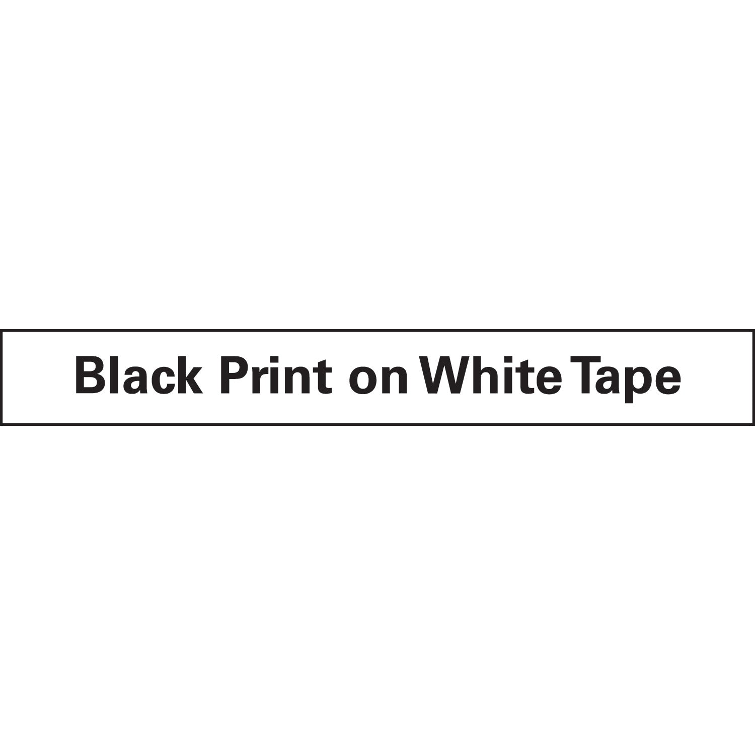 DYMO D1 High-Performance Polyester Removable Label Tape, 0.5" x 23 ft, Black on White