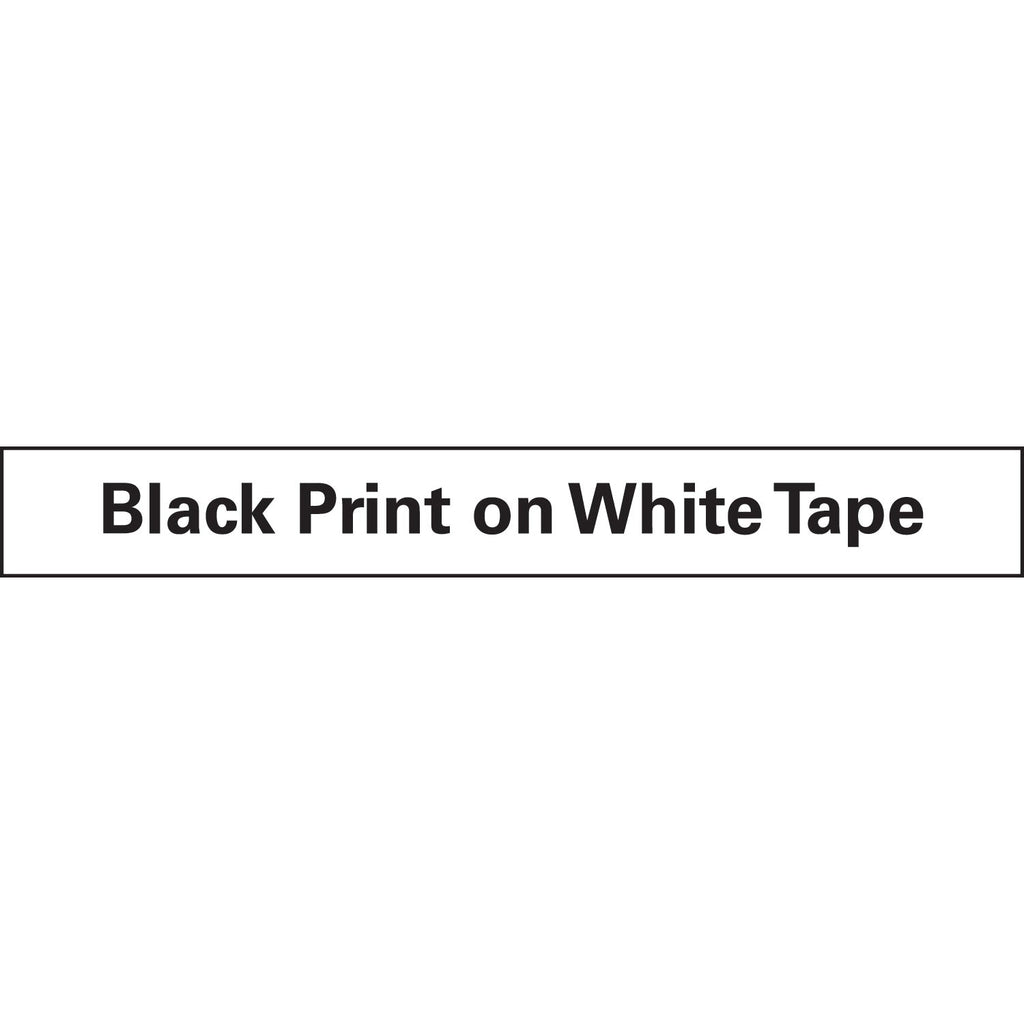 DYMO D1 High-Performance Polyester Removable Label Tape, 1" x 23 ft, Black on White
