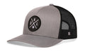 Dallas Trucker Hat  |  Gray-Black DAL X Snapback