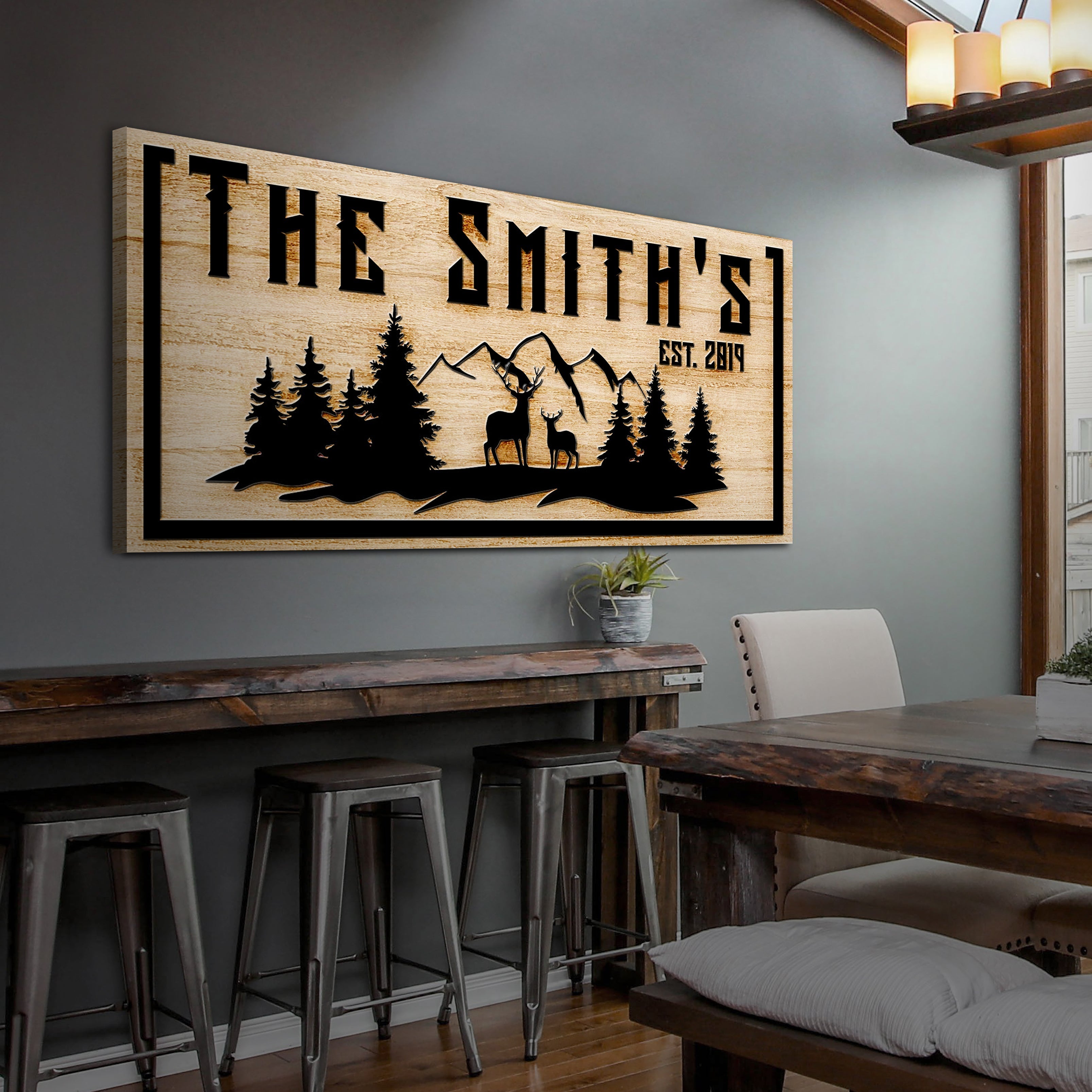 Family Mountain Sign III