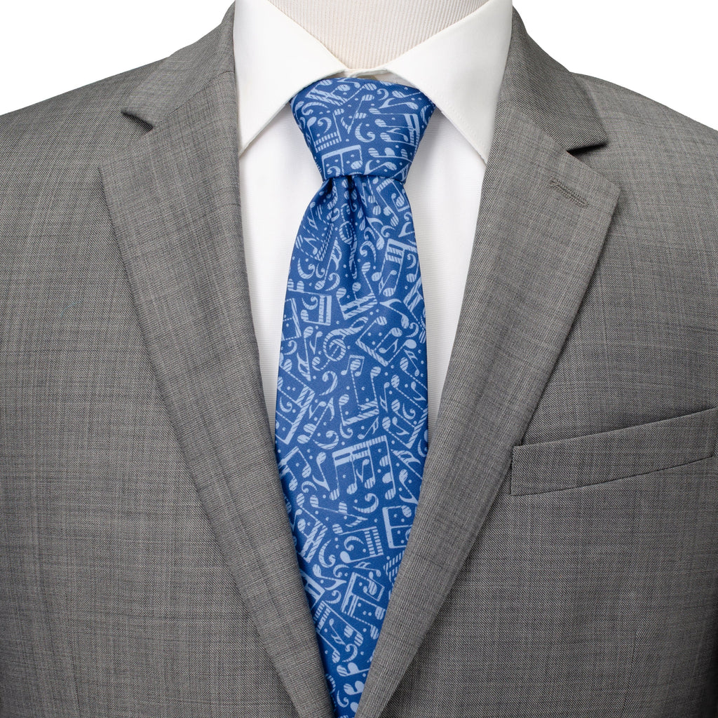 Grand Ole Opry Musical Blue Men's Tie