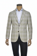 Sartorio Checked Cotton-Wool Sport Jacket