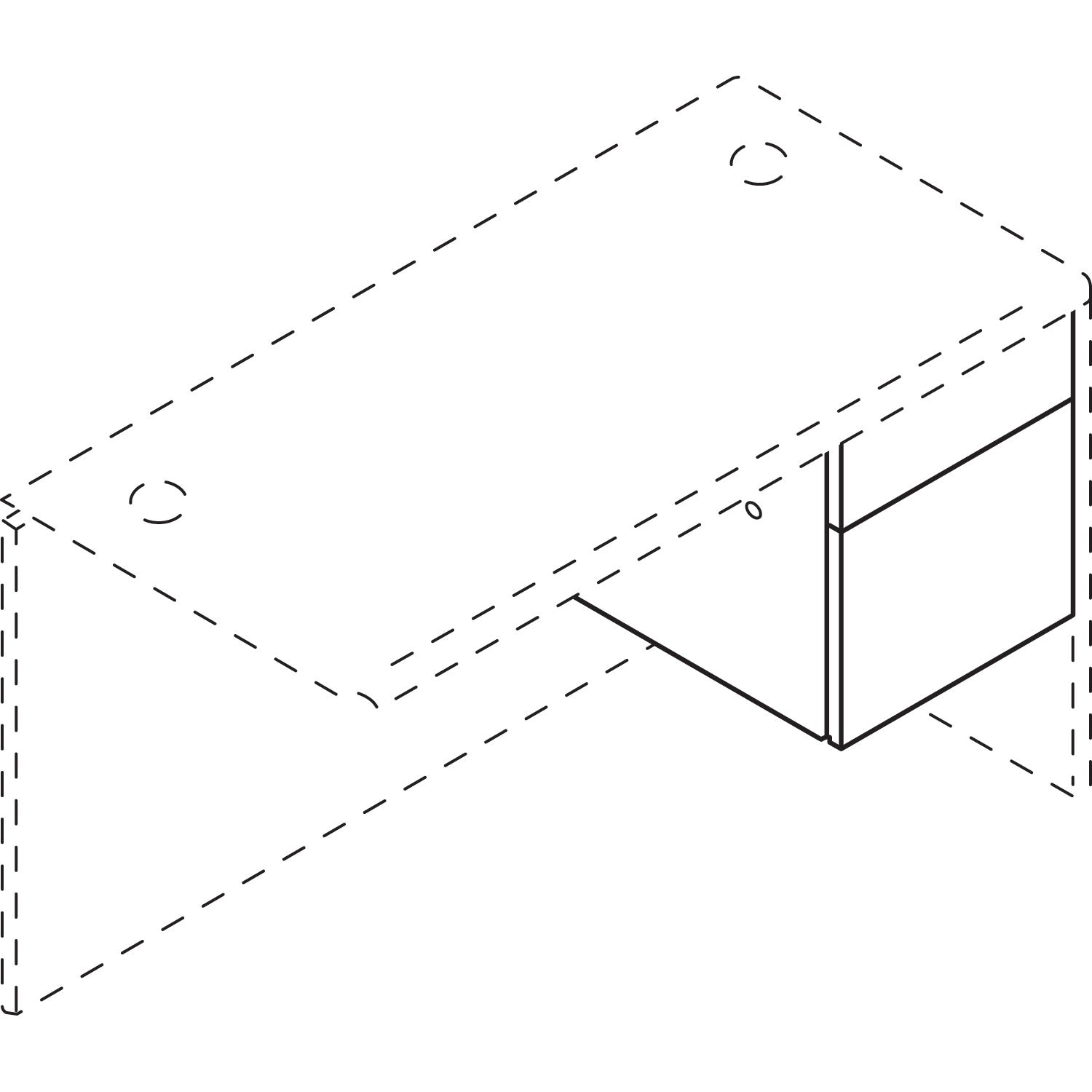HON 10500 Series Standing Height Hanging Pedestal, Left/Right, 2-Drawer: Box/File, Legal/Letter, Harvest, 15.63 x 22.75 x 17.75
