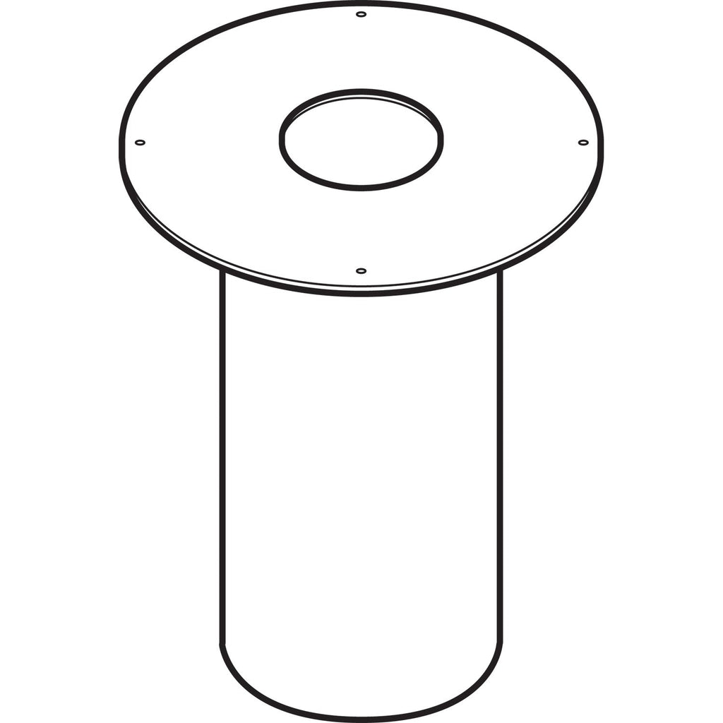 HON Laminate Cylinder Table Base, 18" Diameter x 28h, Harvest