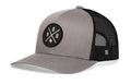 Houston Trucker Hat  |  Gray-Black HOU X Snapback
