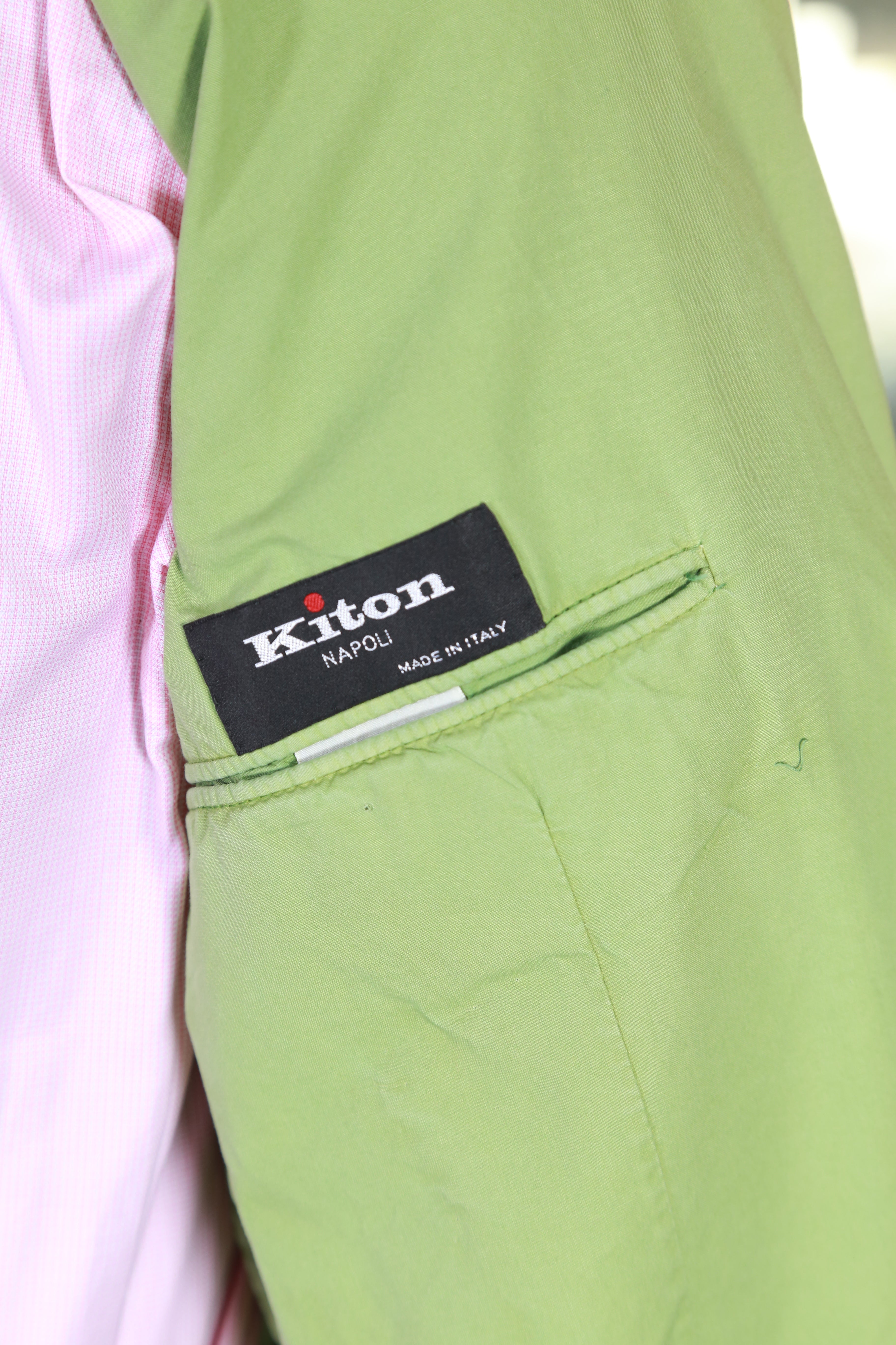 Kiton Solid Cotton Sport Jacket