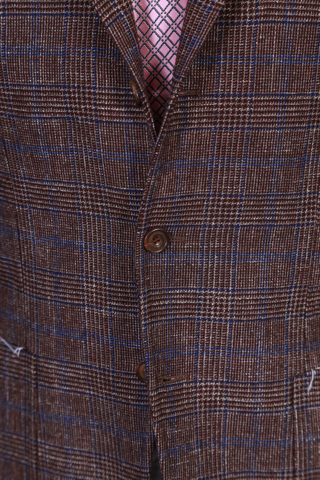 Sartorio Plaid Wool-Cotton Sport Jacket
