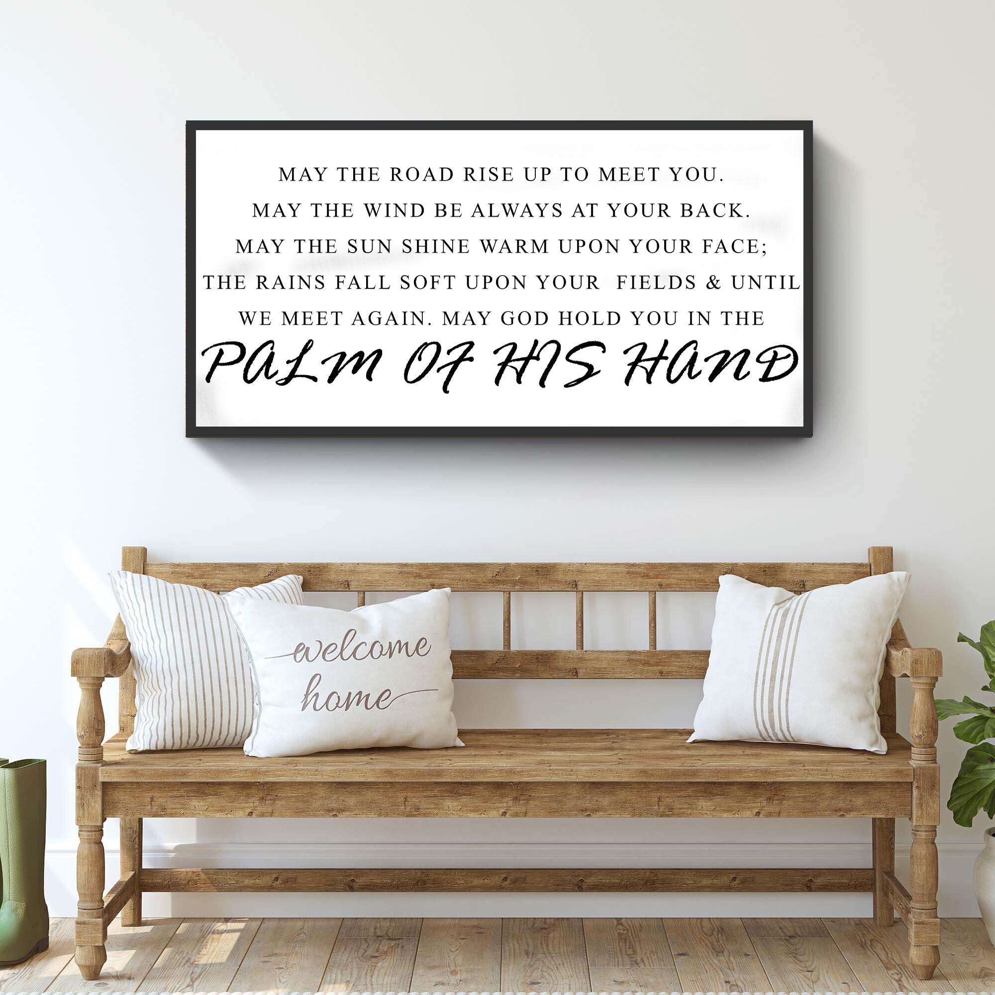 Irish Blessing Farmhouse Sign III