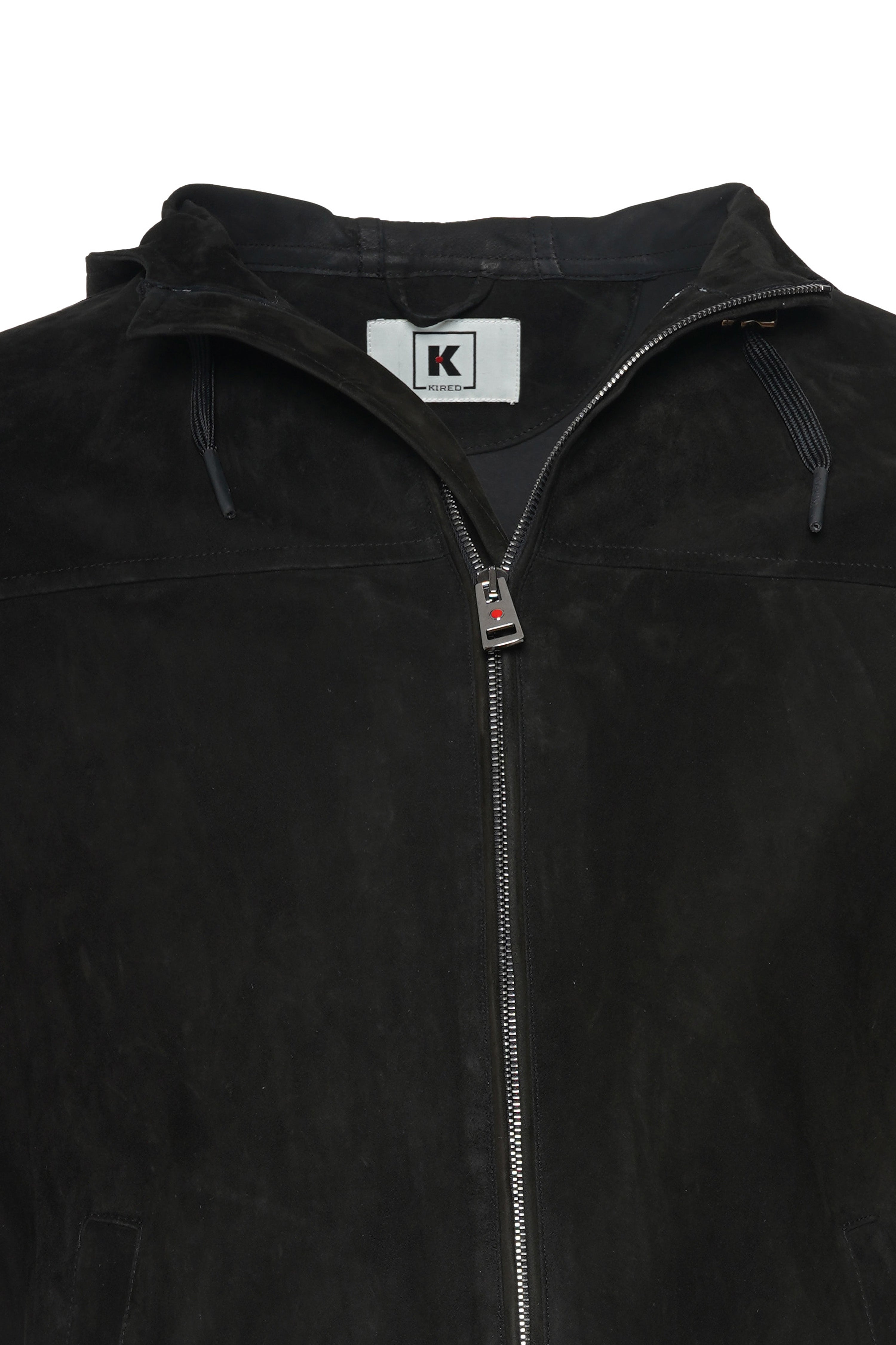 Kired Olek 1 Lambskin Hooded Zip-Up Light-Jacket
