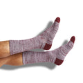 Maroon Marl Casual Socks