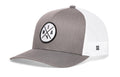 Miami Trucker Hat  |  Gray-White MIA X Snapback
