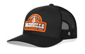Nashville Music City Trucker Hat  |  Black Cityscape Snapback