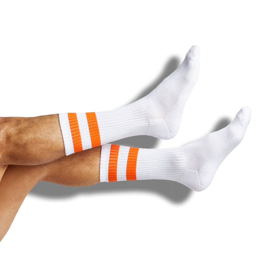 Purple / Orange Mixed Socks 8 Pack