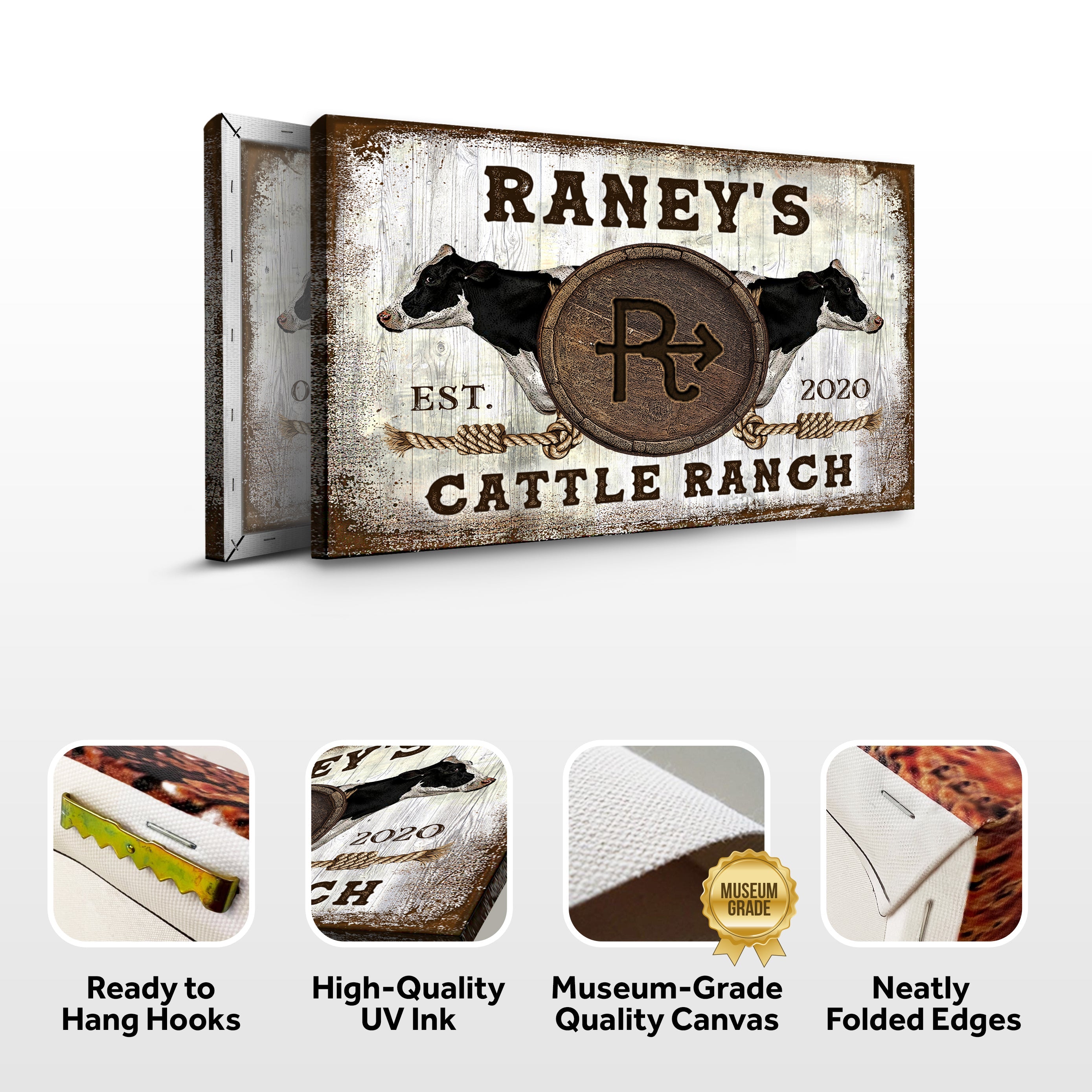 Cattle Brand - Holstein Sign