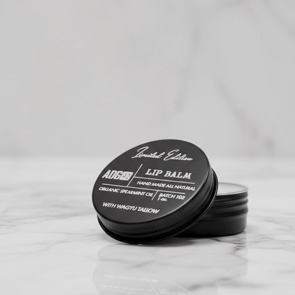 Mens Lip Balm w/ Organic Spearmint Oil