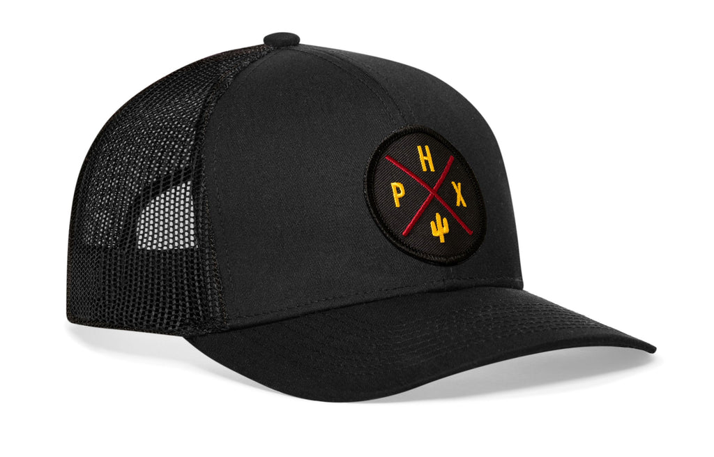 Phoenix Trucker Hat  |  Black PHX X Snapback