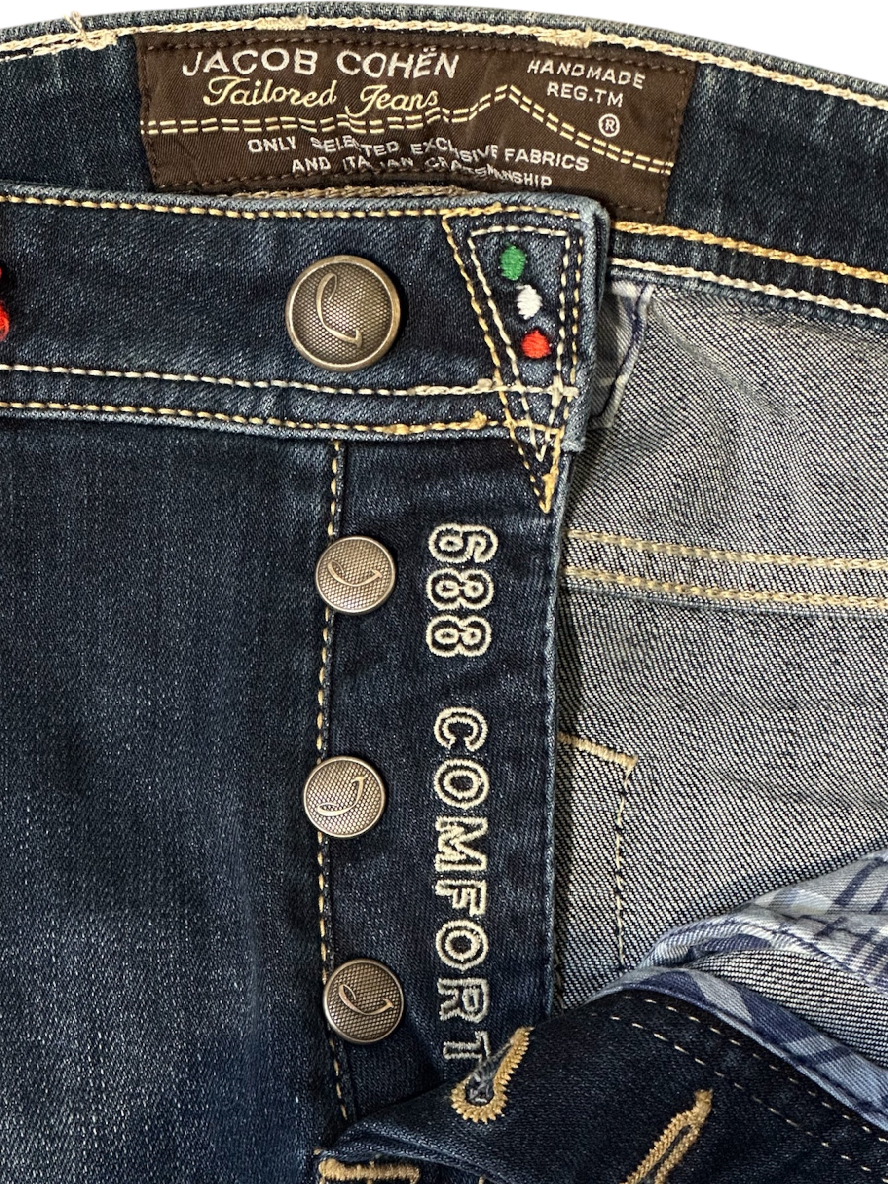 Jacob Cohen 688 Comfort Classic Pocket Cotton Jeans