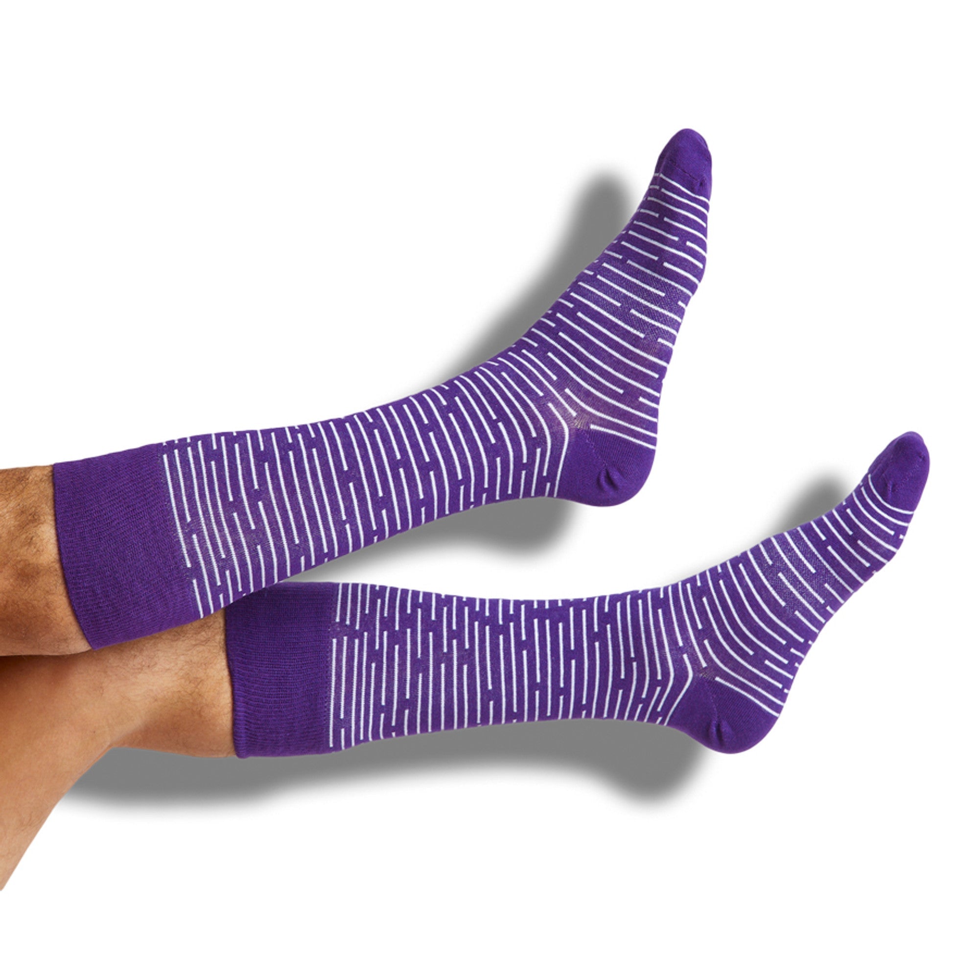 Purple / Orange Mixed Socks 8 Pack