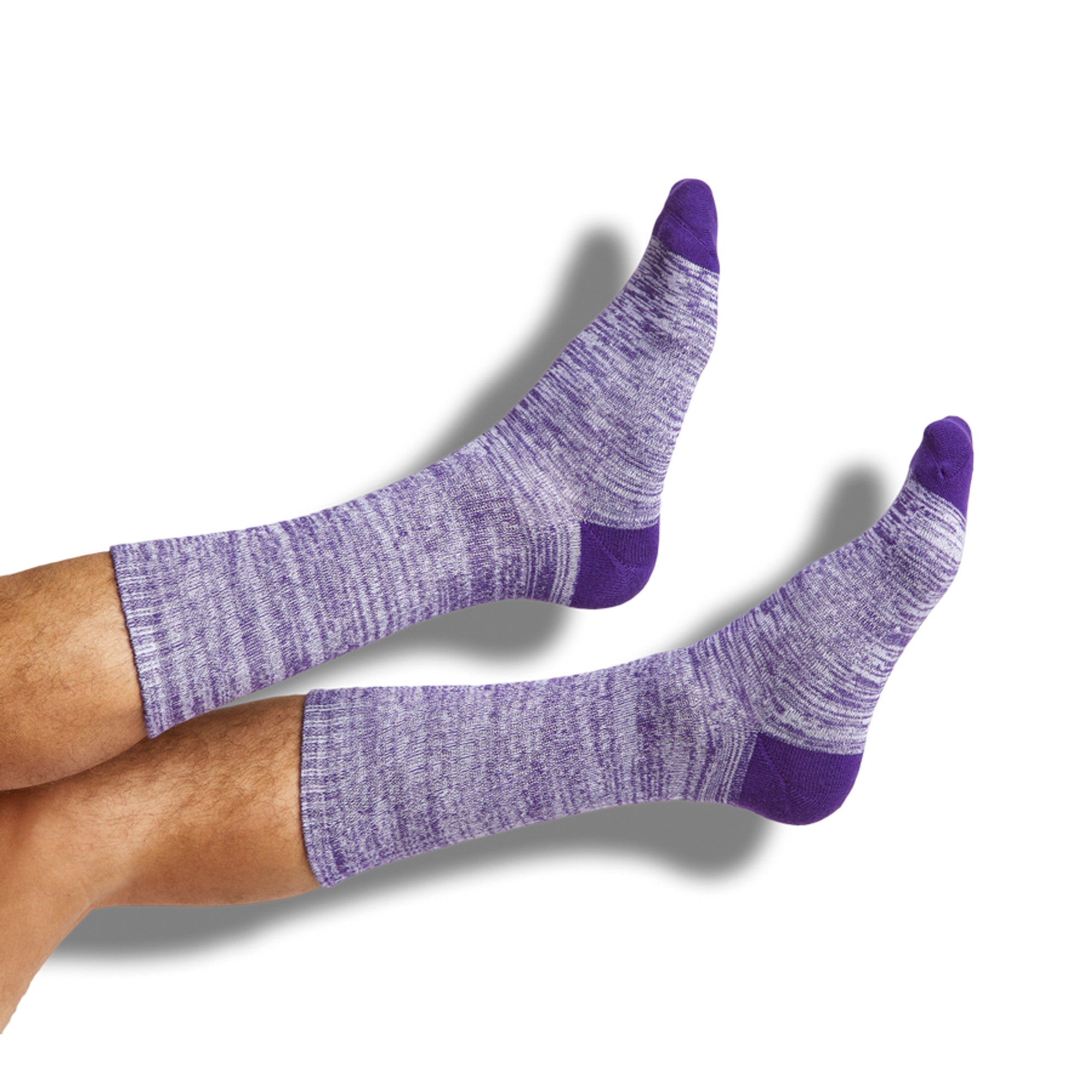 Purple / Gold Casual Socks 4 Pack
