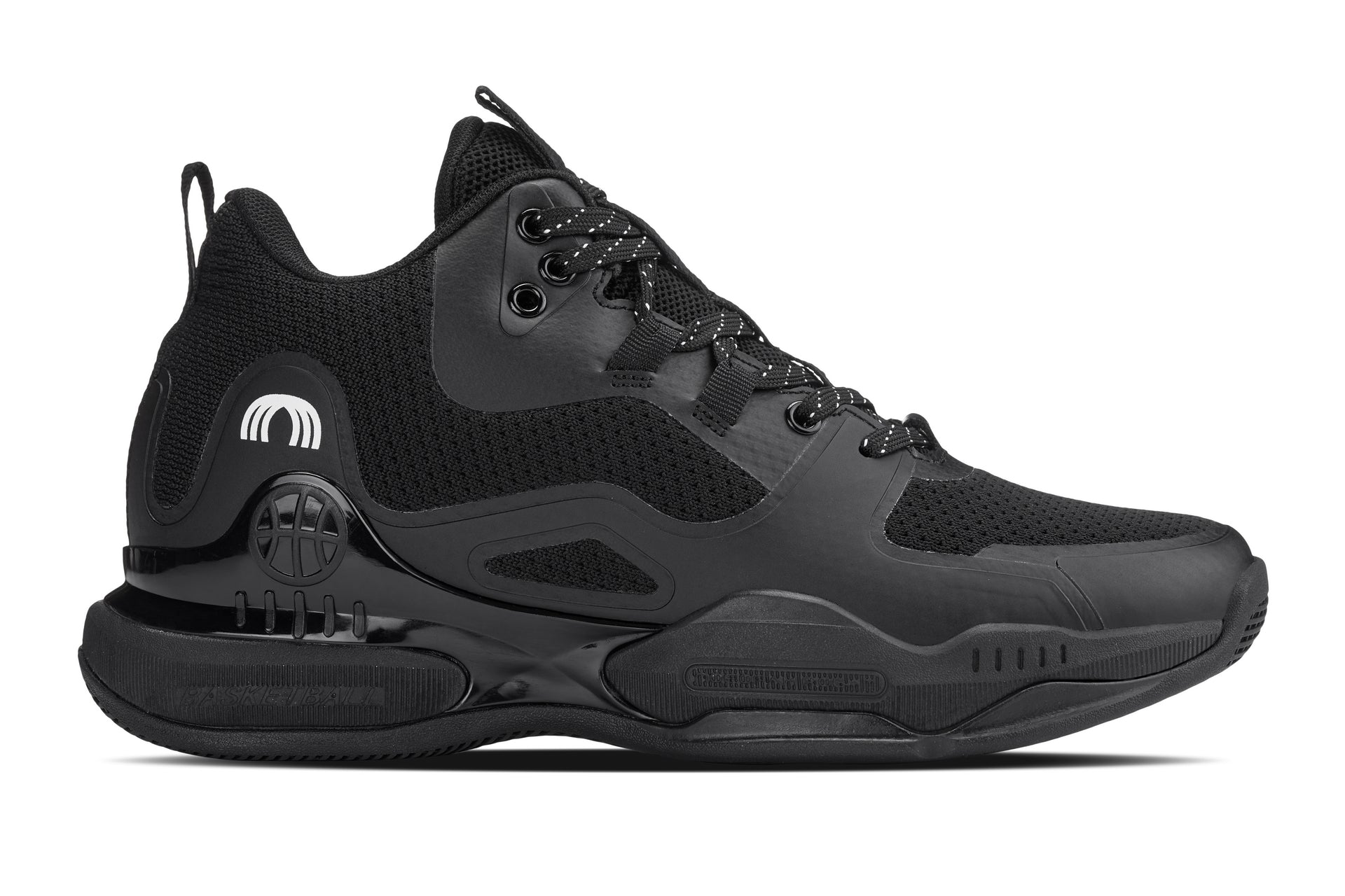 CALTO - Q393 - 3 Inches Taller (Black) - Basketball High-Top Sneakers