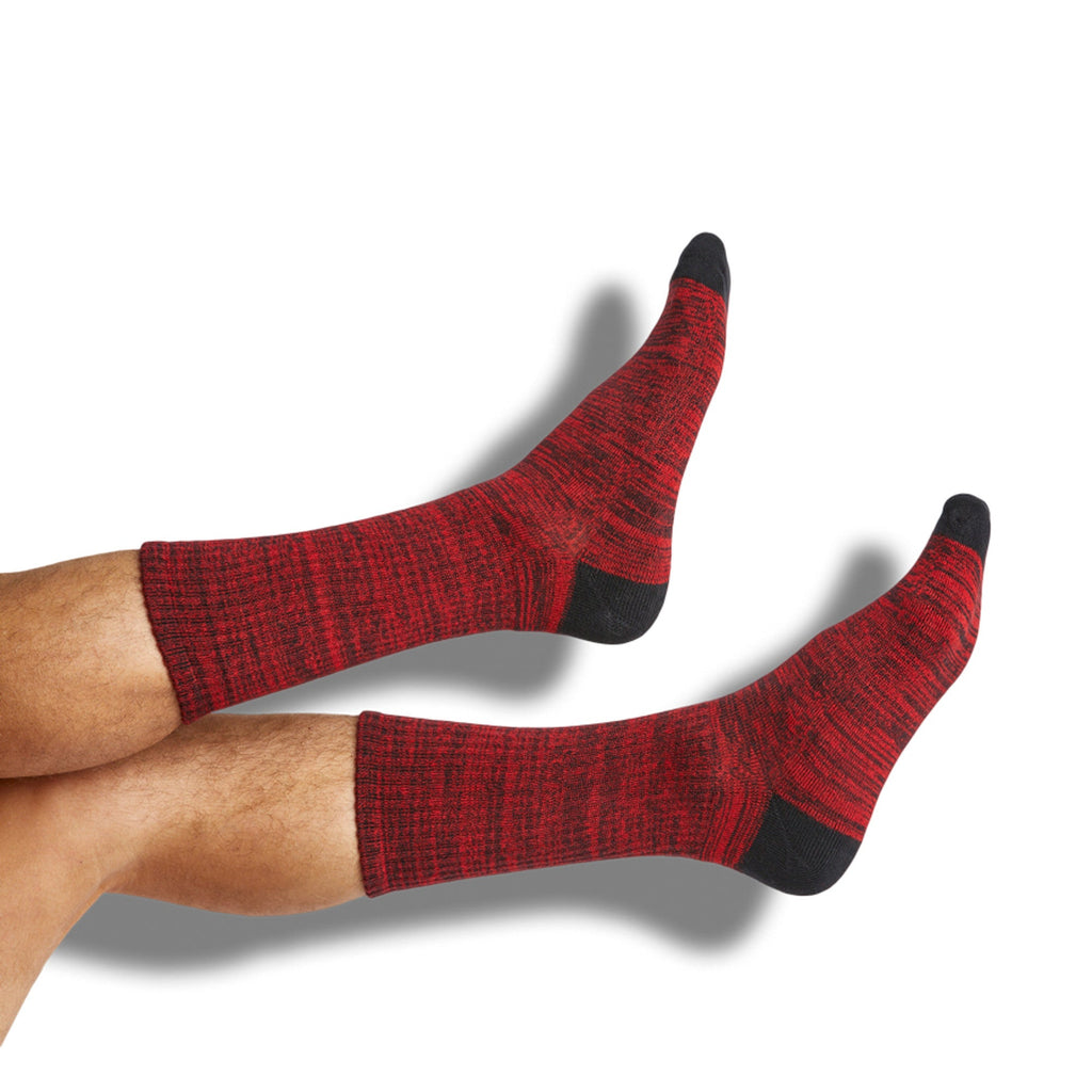 Red / Black Mixed Socks 4 Pack -B