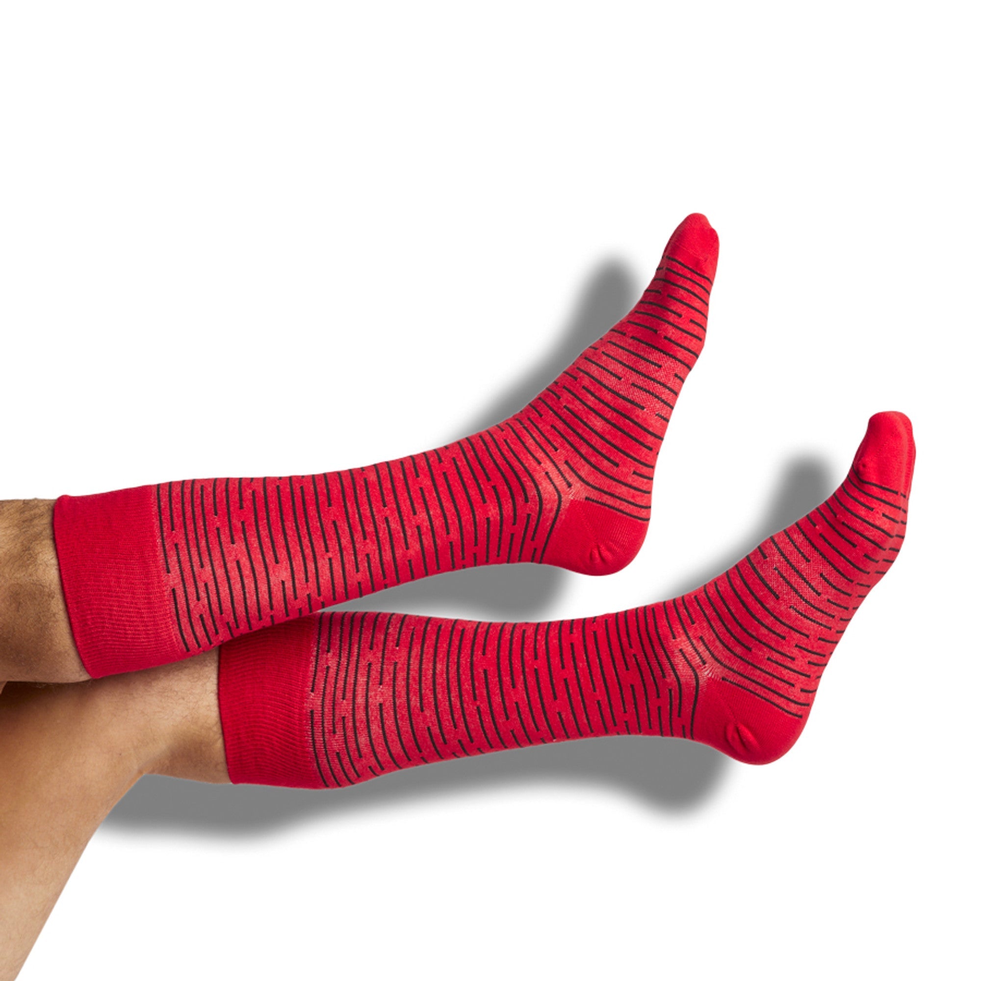 Red / Black Mixed Socks 4 Pack -B