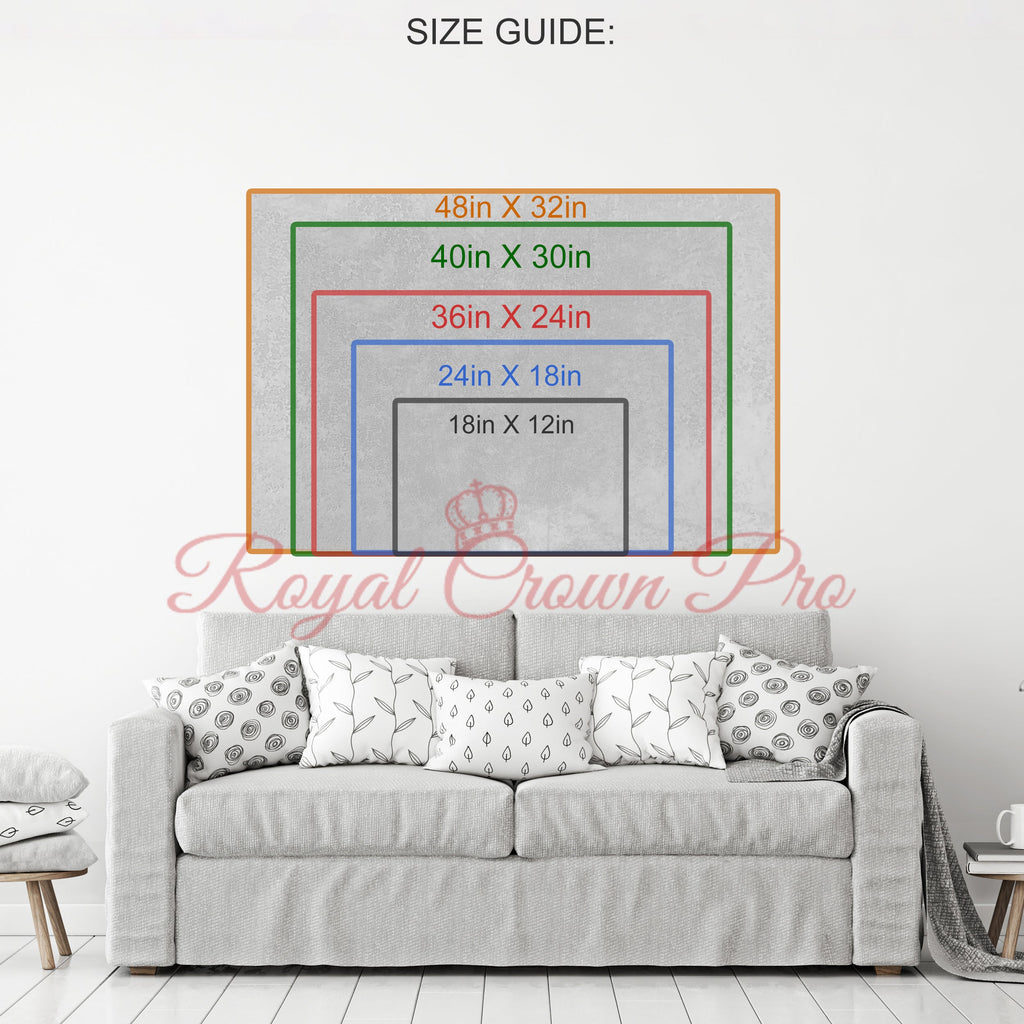 Success Canvas Wall Art, See Your Goal, Understand The Obstacles, Success Quotes, Motivational Wall Art