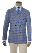 Sartorio Double Breasted Virgin Wool-Silk Sport Jacket