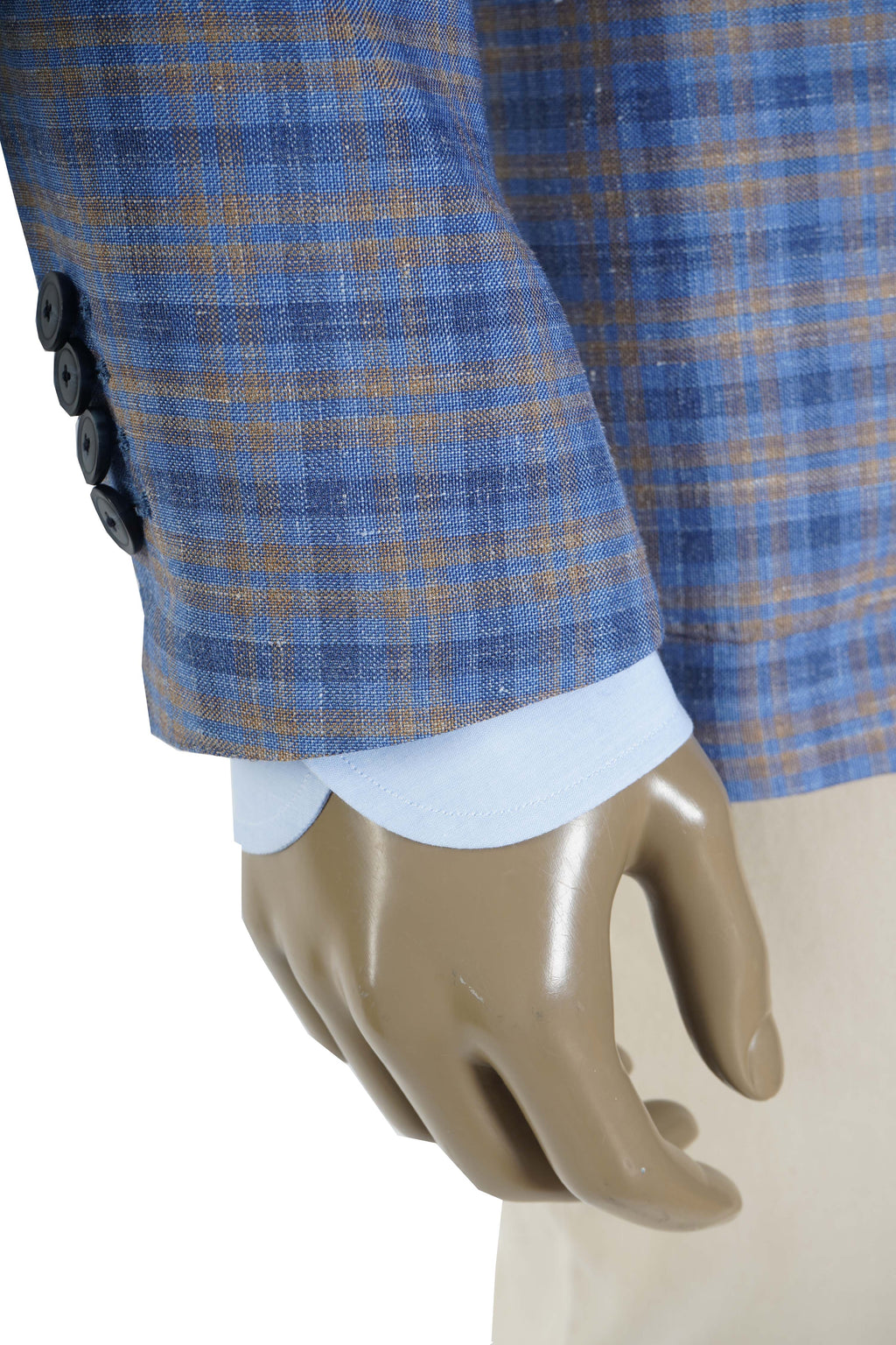 Sartorio Double Breasted Virgin Wool-Silk Sport Jacket