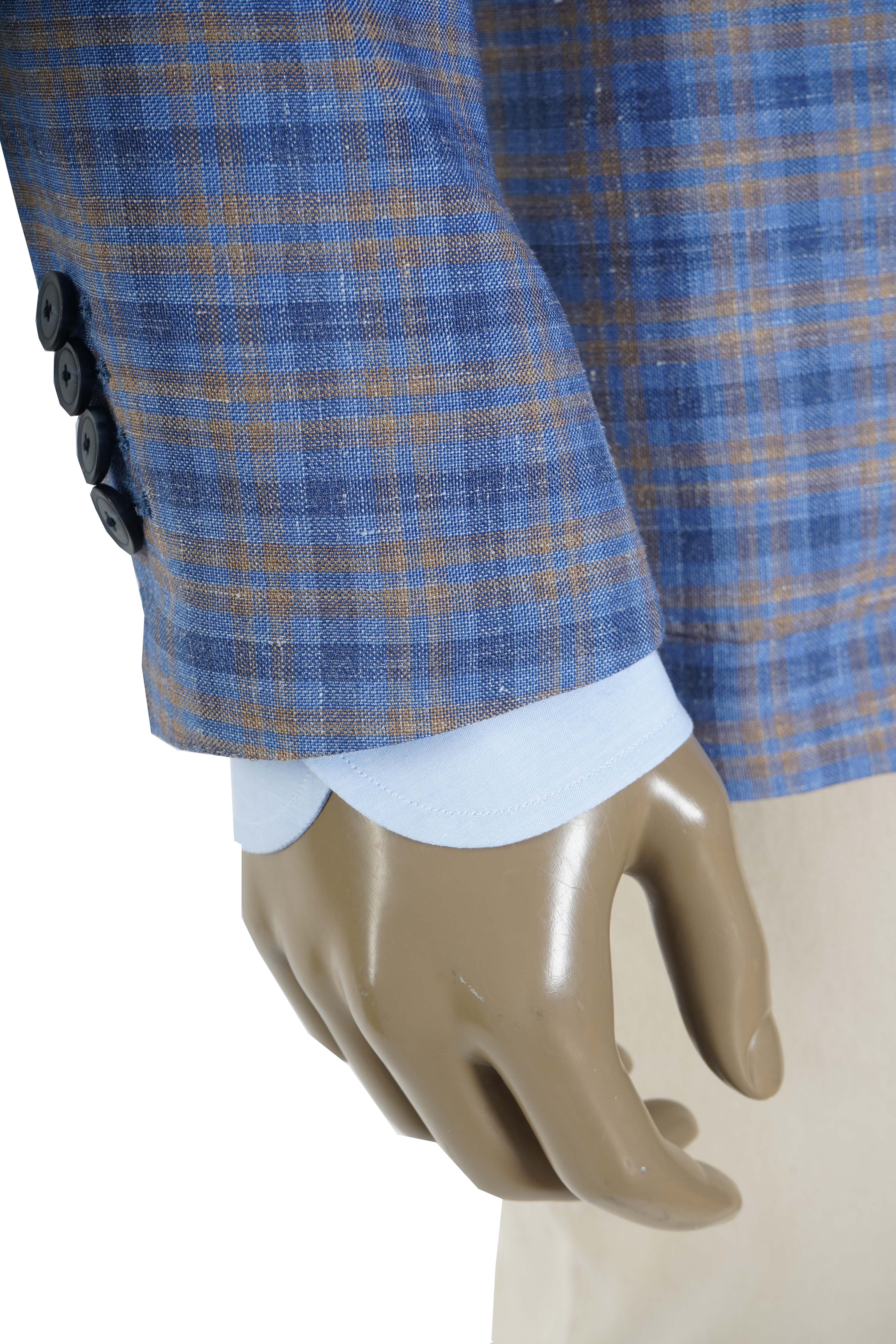Sartorio Double Breasted Virgin Wool-Silk Sport Jacket