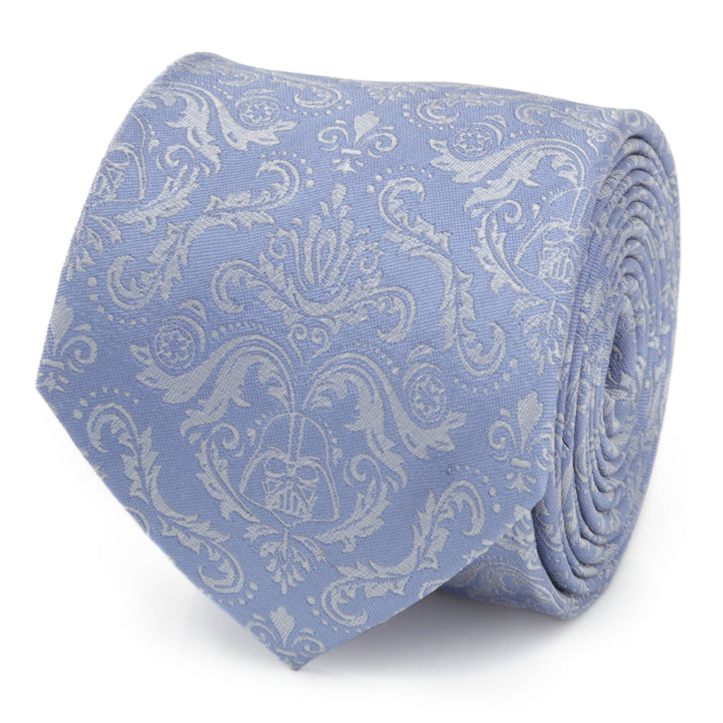 Star Wars Darth Vader Blue Damask Tie and Tie Bar Gift Set