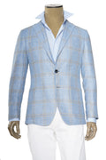 Sartorio Windowpane Virgin Wool Sport Jacket