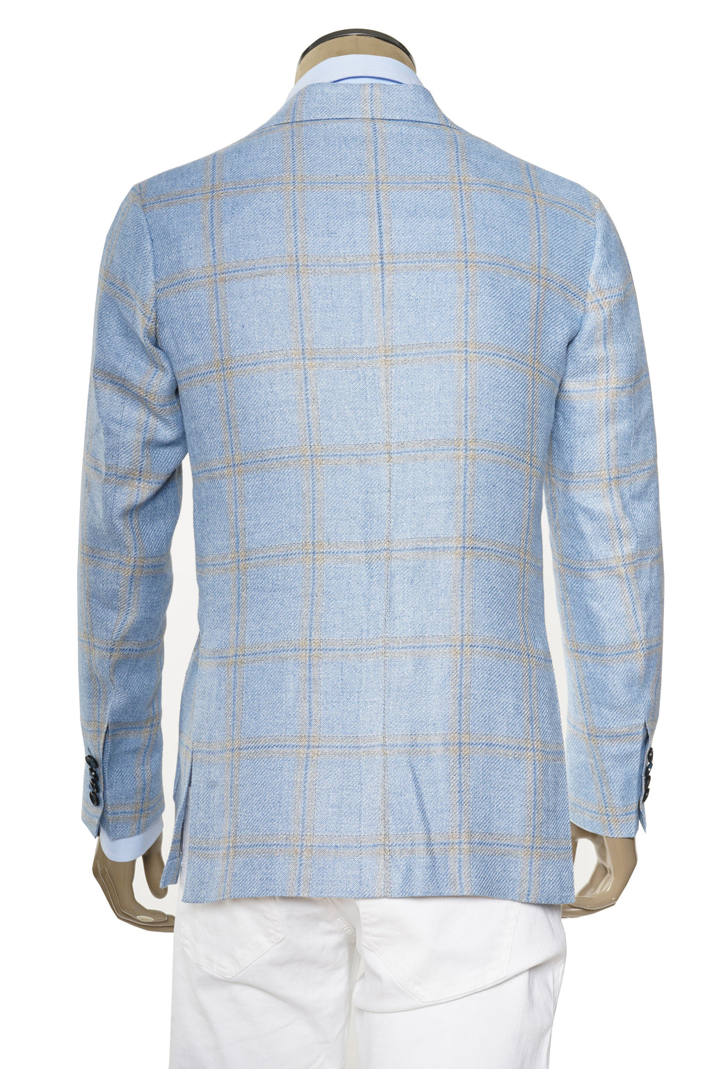 Sartorio Windowpane Virgin Wool Sport Jacket