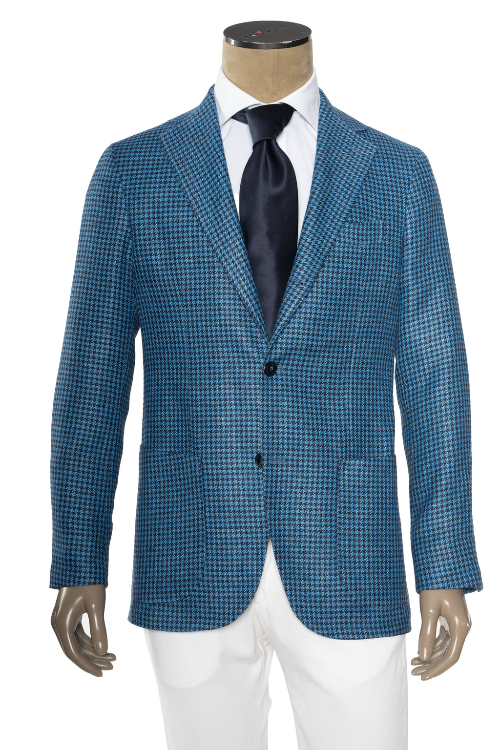 Sartorio Houndstooth Wool Sport Jacket