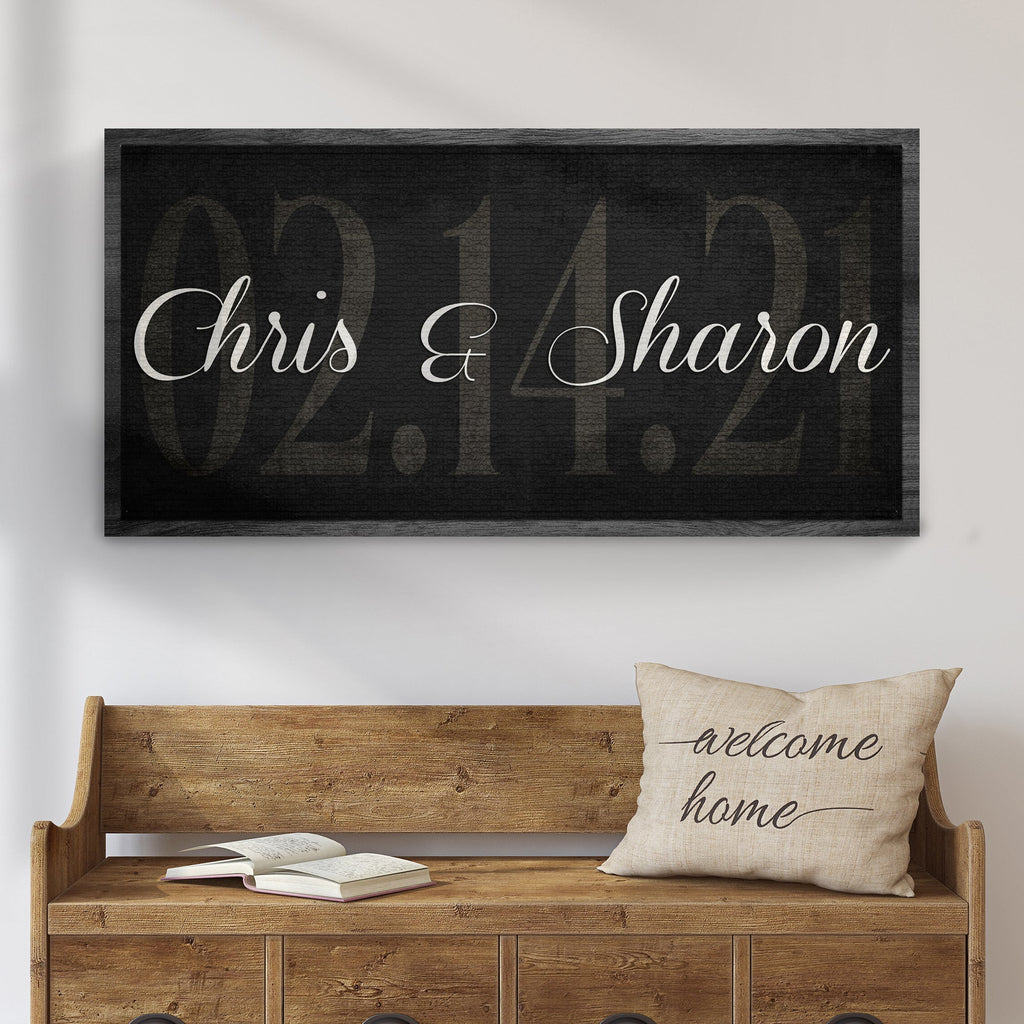 Wedding Date Sign